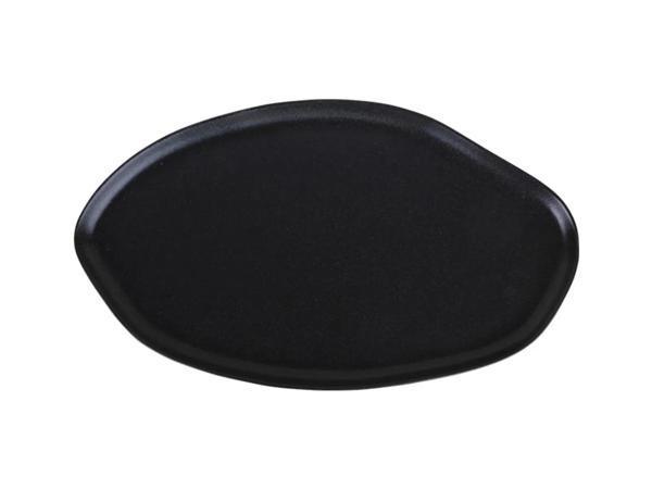 Porland Pure Seasons Siyah Kayık Tabak 27cm - Image 1