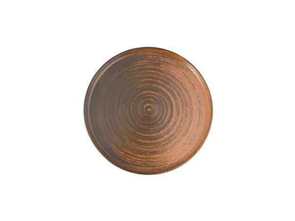 Porland Lykke Kahverengi Düz Tabak 18cm - Image 1