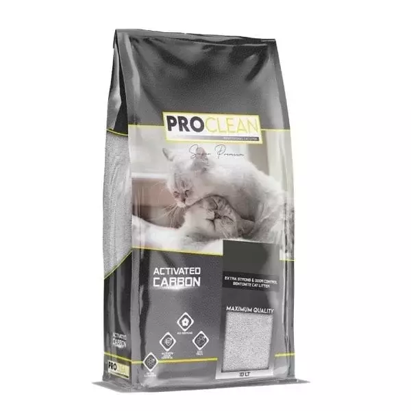 Proclean Aktif Karbonlu Topaklanan Kedi Kumu 10 Lt - Image 1