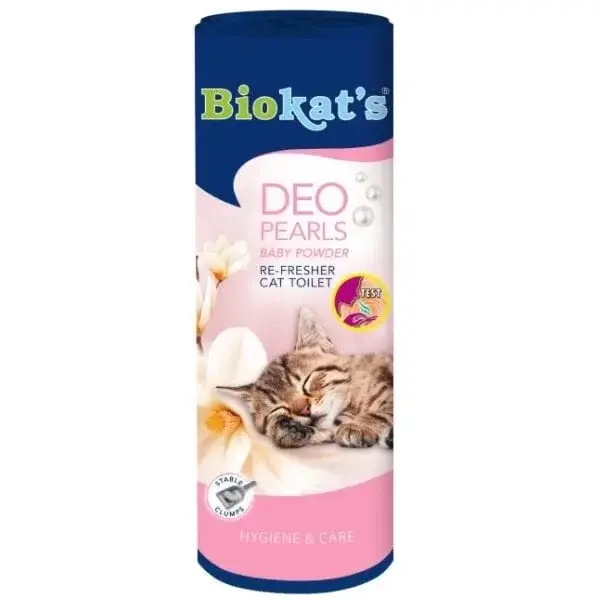 Biokats Deo Pearls Kedi Kumu Parfümü Bedek Pudrası Kokulu 700 Gr - Image 1