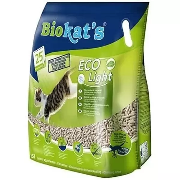Biokats Eco Light Pelet Kedi Kumu 5 Lt - Image 1