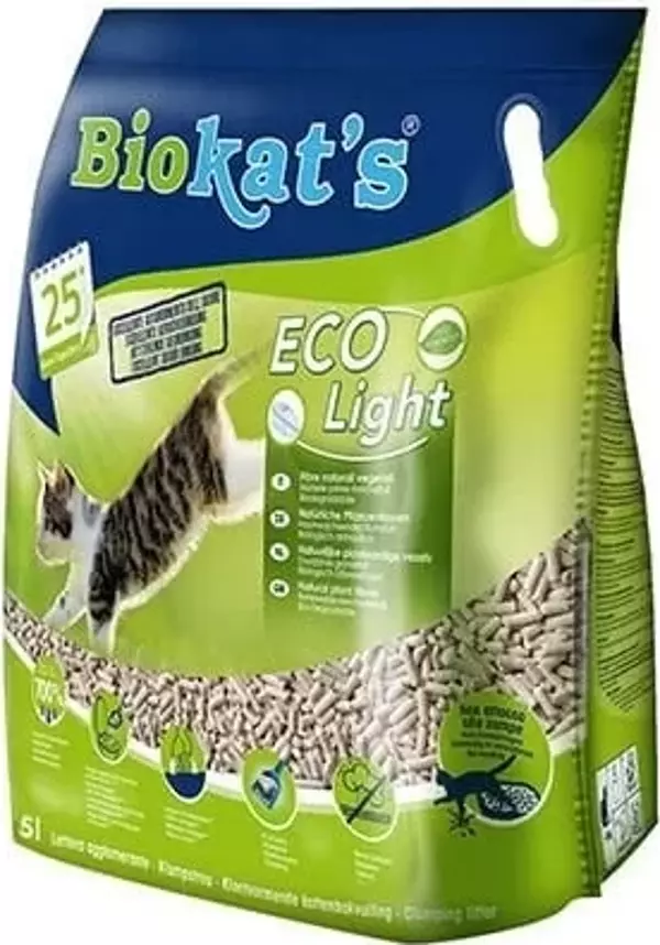 Biokats Eco Light Pelet Kedi Kumu 5 Lt - Image 1