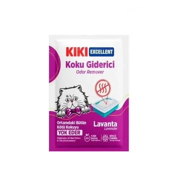Kiki Excellent Lavanta Kokulu Kedi Kumu Koku Giderici 25 Gr - Image 1