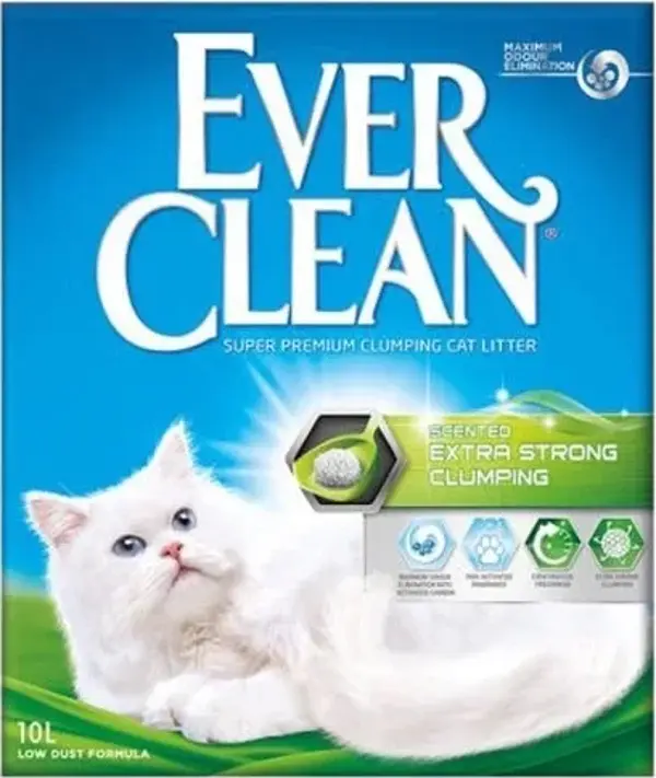 Ever Clean Extra Strong Kokulu Topaklanan Kedi Kumu 10 Lt - Image 1