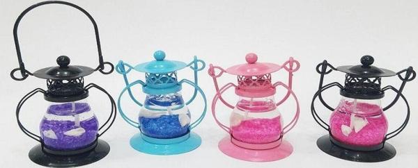 Büro Ev Dekoru için Jel Mumlu Gemici Feneri Kandili - Image 1