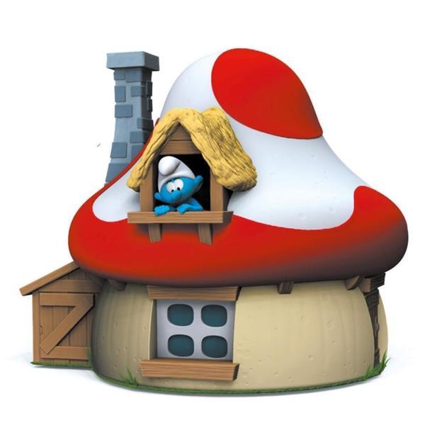 Smurfs Mushroom House Money Box - Şirinler Evi Kumbara - Image 1