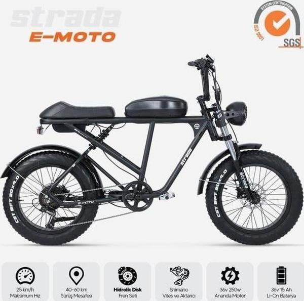 STRADA E-LUPO 20 JANT FATBİKE ELEKTRİKLİ BİSİKLET 00123 - Image 1