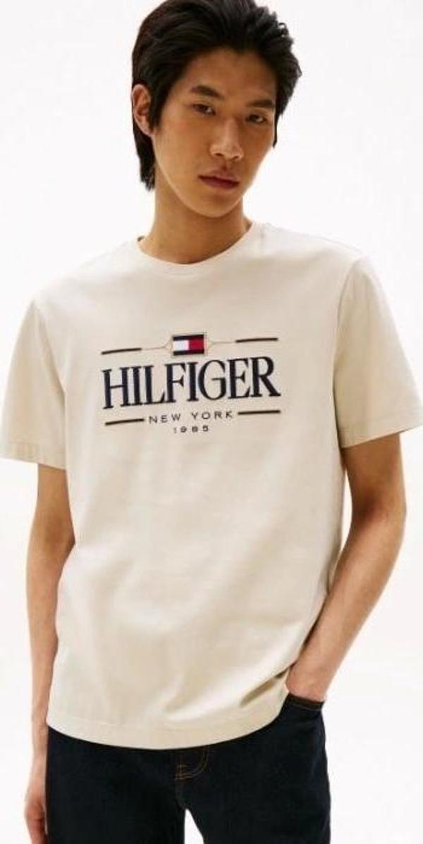 Tommy Hilfiger Icon Hilfiger Erkek T-shirt MW0MW39585ACG - Image 1
