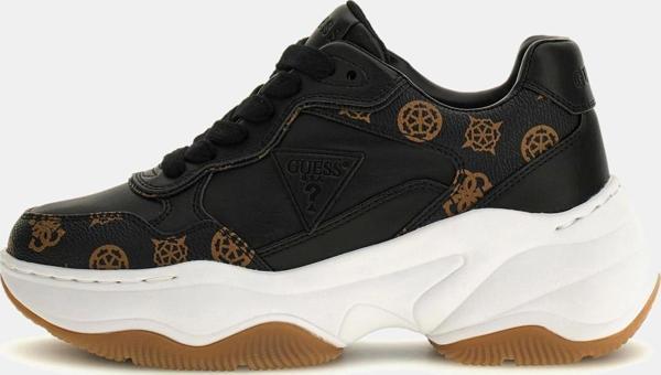 Guess Hapyy3 Kadın Siyah Sneaker FLTHPYFAL12-BLKBR - Image 1