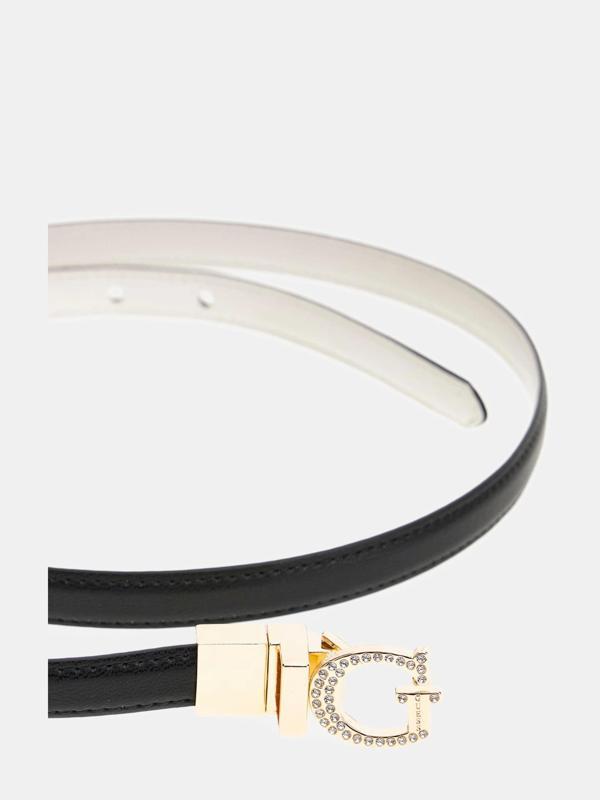 Guess Everlee Kadın Siyah Ayarlanabilir Çift Taraflı Kemer BW9242P5315-BLA - Image 1
