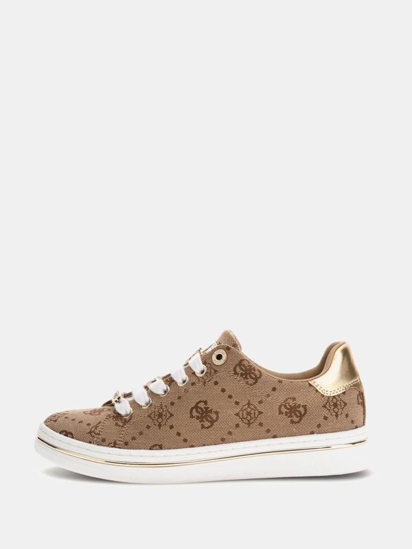 Guess Stasey2 Kadın Krem Sneaker FLTSS2FAL12-MILK - Image 1