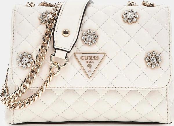 Guess Ever Flap Kadın Beyaz Omuz Çantası HWEG8679780-OFF - Image 1