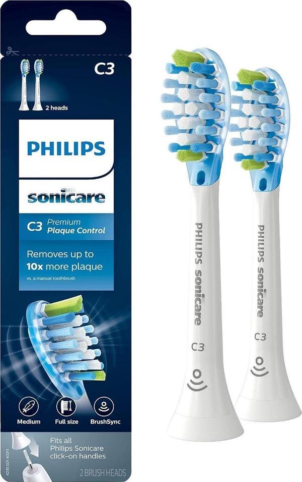 Philips Sonicare C3 Premium Diş Fırçası Başlıkları - 2 Adet - HX9042/65 - Image 1