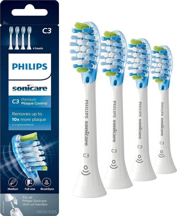 Philips Sonicare C3 Premium Diş Fırçası Başlıkları - 4 Adet - HX9044/65 - Image 1