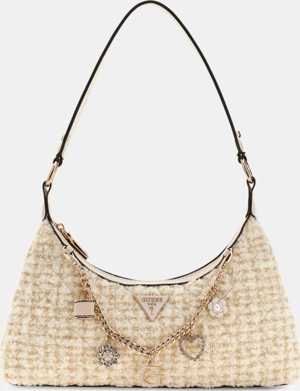 Guess Everlee Kadın Krem Yün Karışımlı El Çantası HWAT8679180-IVO - Image 1