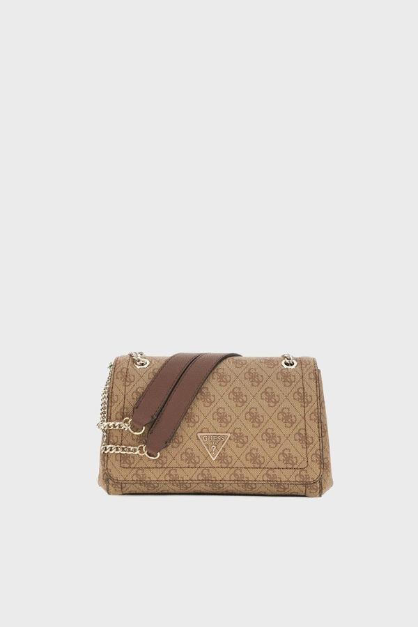 Guess Anadela Kadın Kahverengi Omuz Çantası HWBG9672210-LGW - Image 1