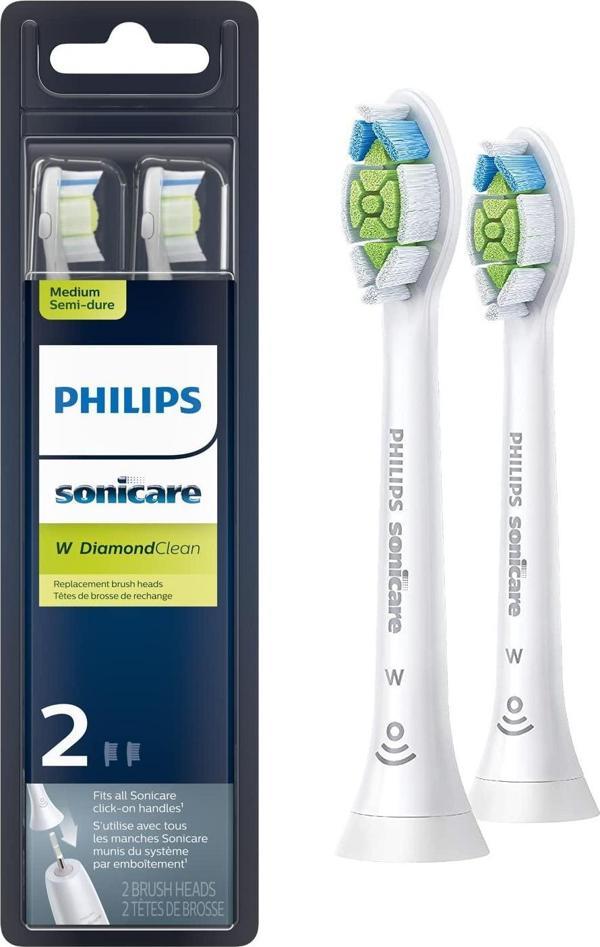 Philips Sonicare W DiamondClean Diş Fırçası Başlıkları - 2 Adet - HX6062/65 - Image 1