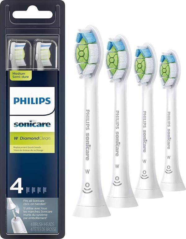 Philips Sonicare W DiamondClean Diş Fırçası Başlıkları - 4 Adet - HX6064/65 - Image 1