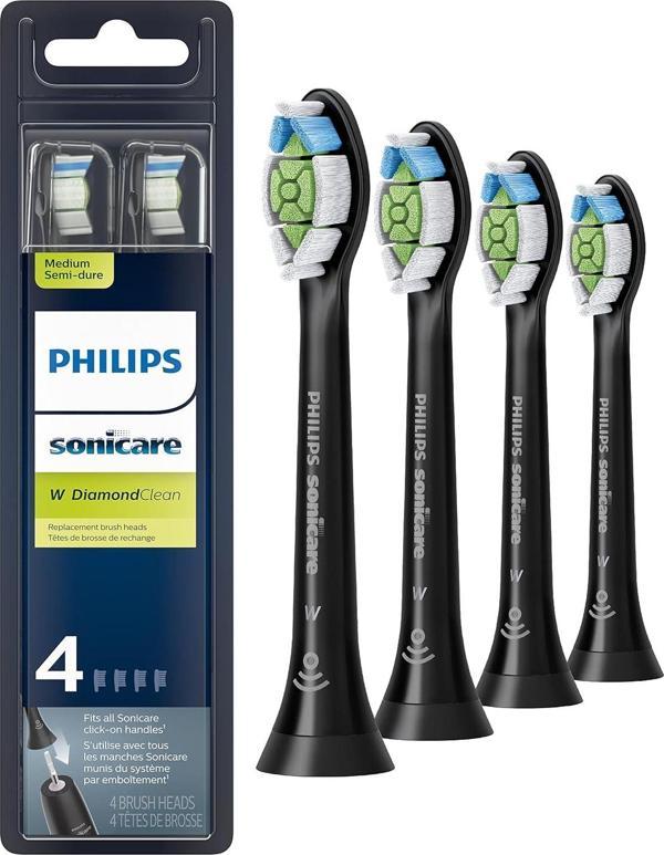 Philips Sonicare W DiamondClean Diş Fırçası Başlıkları - 4 Adet - HX6064/95 - Image 1