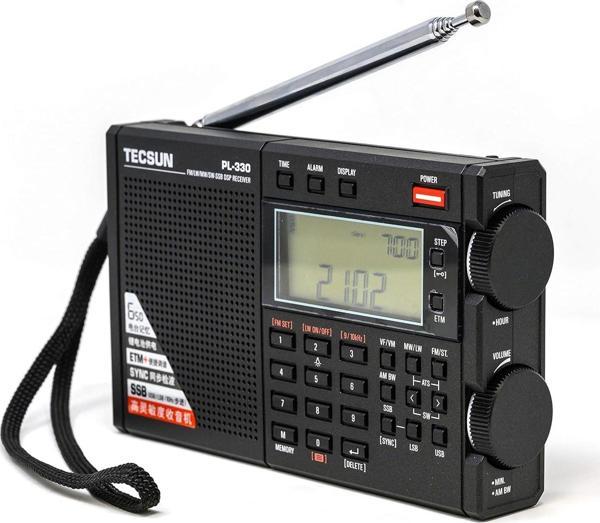 Tecsun Dijital PL330 AM/FM/LW/SW Dünya Bant Radyosu - Image 1