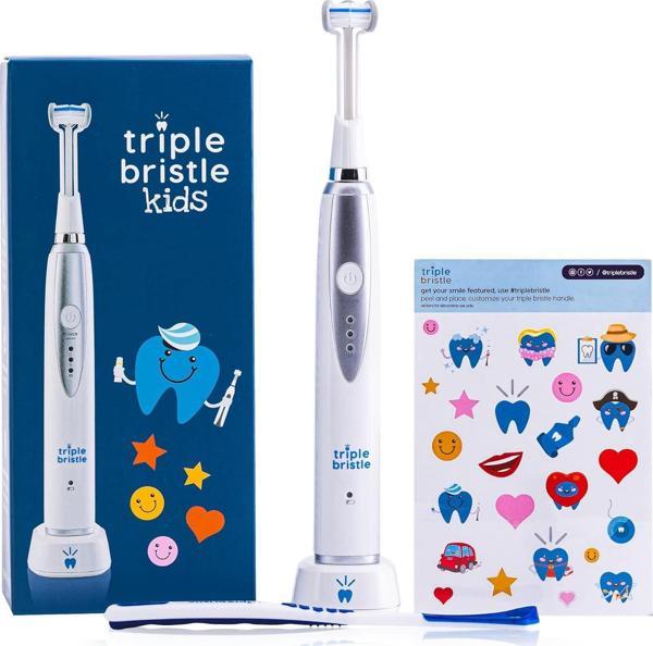 Triple Bristle Çocuk Sonic Diş Fırçası - Diş ve Diş Etlerini Temizlemek İçin - 1 Adet - Image 1