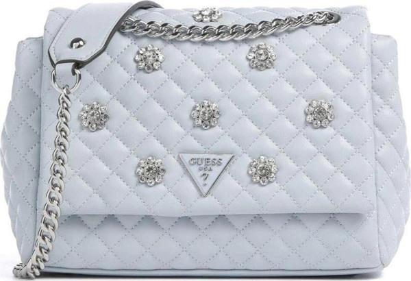 Guess Ever Flap Kadın Mavi Omuz Çantası HWEY8679210-MYB - Image 1