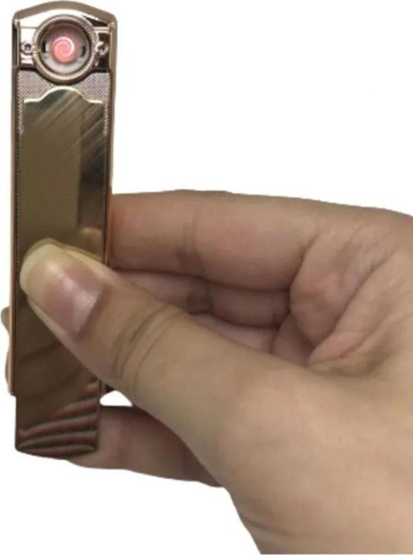 Alevsiz Usb Şarj Edilebilir Çakmak Şarjlı Usb Kızaklı Çakmak - Image 1