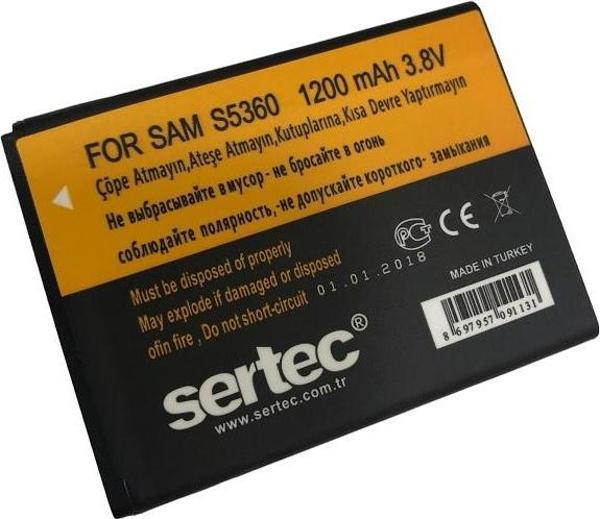 Samsung GALAXY Y Pro S5360 / B5510 Uyumlu Batarya - Image 1