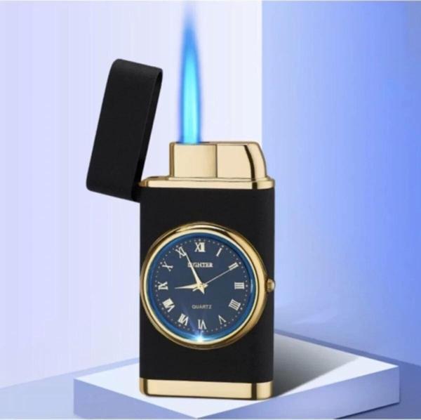 Çakmak Saatli Turbo Işıklı Çakmak - Image 1