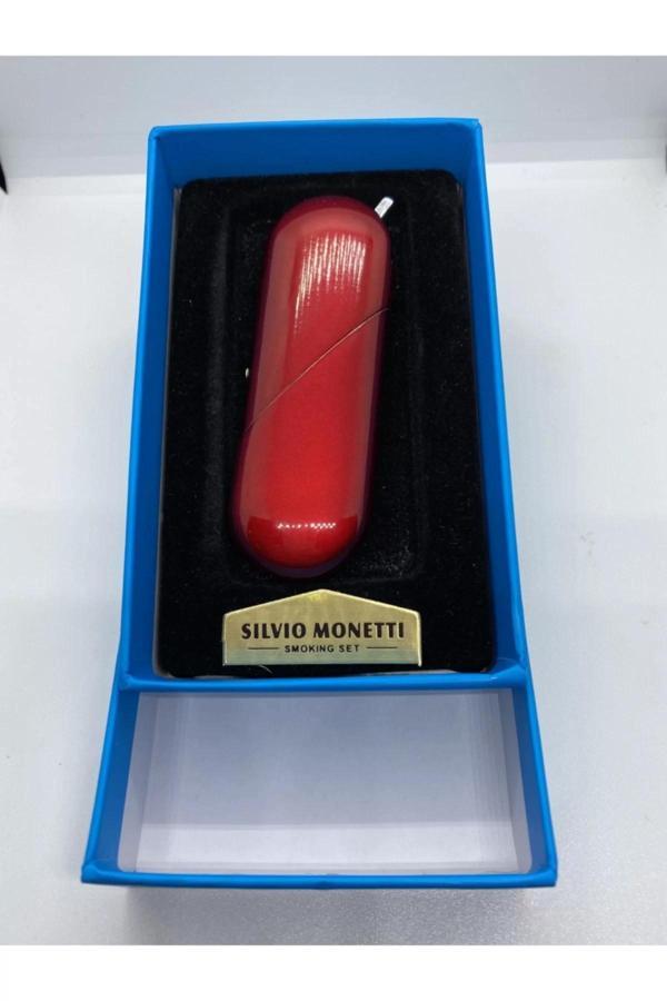 Silvio Monetti Kırmızı Kalpli Gazlı Aşk Çakmağı - Image 1