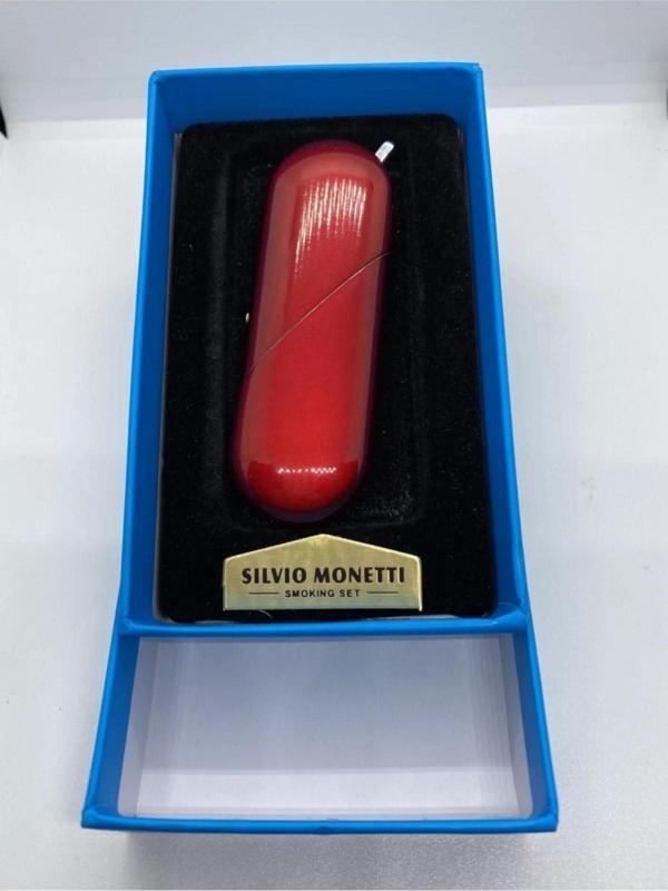 Silvio Monetti Kırmızı Kalpli Gazlı Aşk Çakmağı - Image 1
