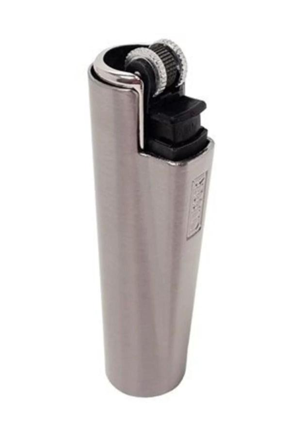 Gümüş Metal Kılıflı Çakmak - Image 1