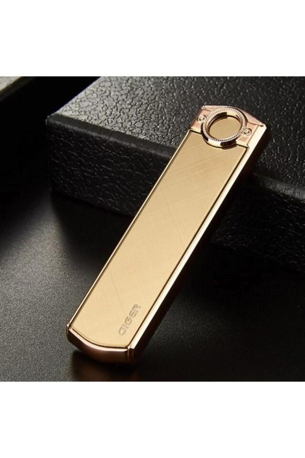 Usb Şarjlı Gold King Şarjlı Çakmak - Image 1