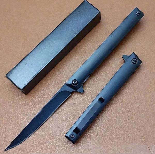 AlsepeteAvm Siyah İnce Kamp Çakısı - Image 1