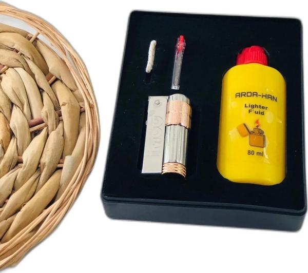 Imco Avusturya Rüzgarlı Benzinli Muhtar Çakmağı Benzin Hediyeli Set - Image 1