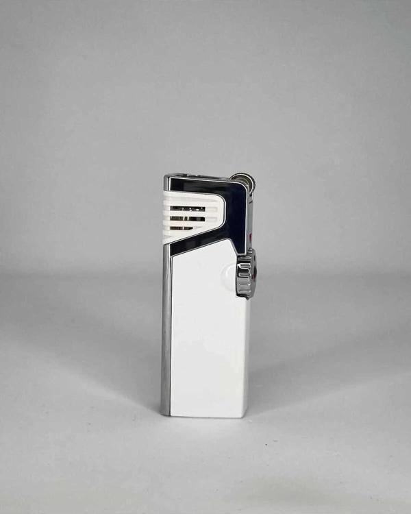 Kişiye Özel Isimli Üç Torch Jet Alevli Rüzgar Geçirmez Pürmüzlü Hediyelik Kutulu Lüks Puro Çakmağı - Image 1