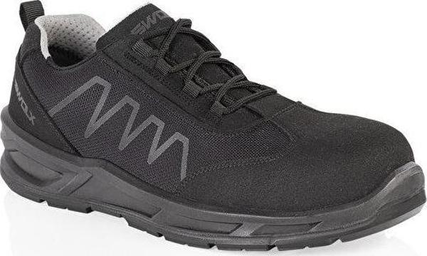 Swolx Suet Microfiber-S3 Unisex İş Güvenliği Ayakkabısı AIR-X-100 Siyah - Image 1