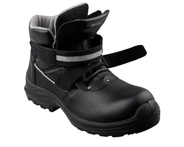 Swolx Baskılı Vidala Deri-S3 Unisex İş Güvenliği Ayakkabısı CLAS-XLK-HRO-10 Siyah - Image 1