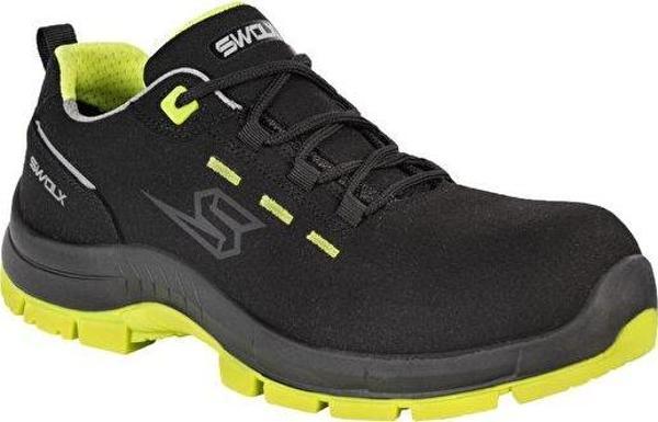 Swolx Suet Microfiber-S3 Unisex İş Güvenliği Ayakkabısı COMBO-X-100 Siyah - Image 1