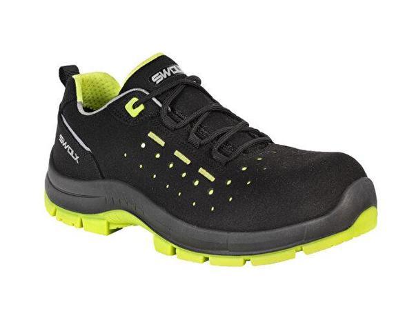 Swolx Suet Microfiber-S1 Unisex İş Güvenliği Ayakkabısı COMBO-X-110 Siyah - Image 1