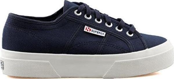 Superga 2740 Platform Navy Unisex Günlük Ayakkabı 2740-PLATFORM-NAVY Mavi - Image 1