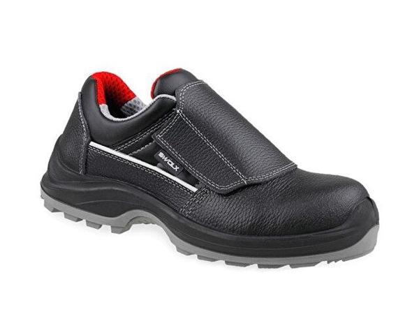 Swolx Baskılı Vidala Deri-S2 Unisex İş Güvenliği Ayakkabısı CLASS-X-10-K Siyah - Image 1