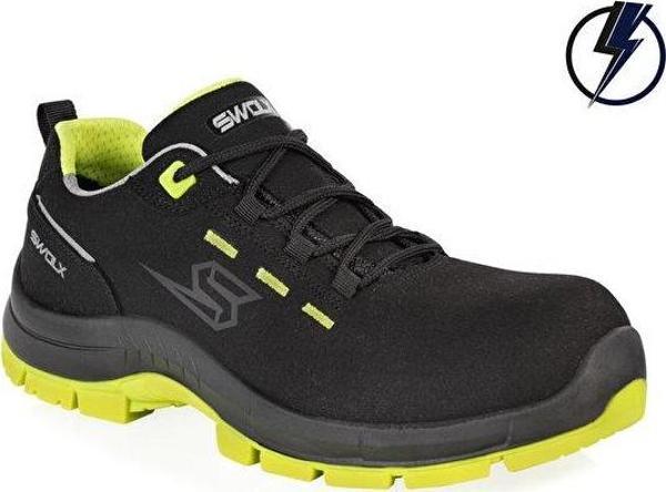 Swolx Elektirikçi Suet Microfiber-S3 Unisex İş Güvenliği Ayakkabısı E-COMBO-X-100 Renkli - Image 1