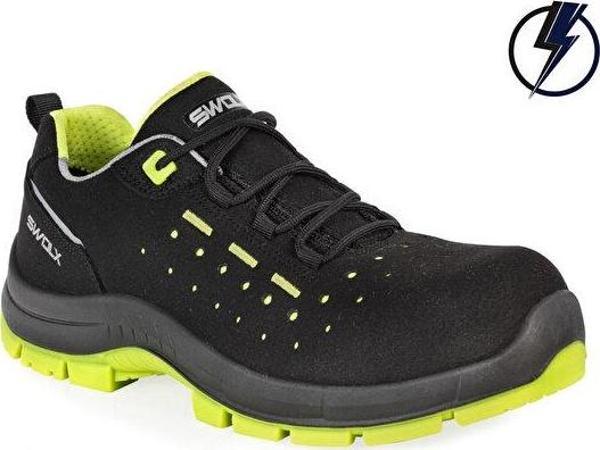 Swolx Elektirikçi Suet Microfiber-S1P Unisex İş Güvenliği Ayakkabısı E-COMBO-X-110 Renkli - Image 1