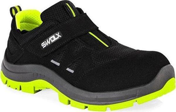 Swolx Microfiber Tekstil-S1 Unisex İş Güvenliği Ayakkabısı TRIGON-X-110 Siyah - Image 1