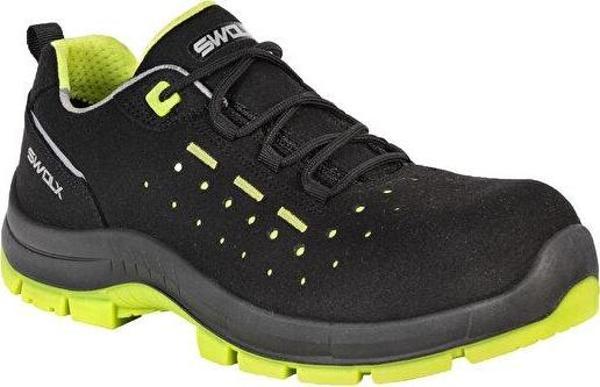 Swolx Suet Microfiber-S1 Unisex İş Güvenliği Ayakkabısı COMBO-X-110 Siyah - Image 1