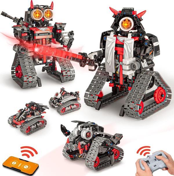 Coplus 5'i 1 Arada STEM Robot Yapı Kiti Samuray/Ninja Go Blokları - Image 1