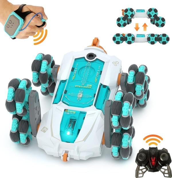 Coplus 8WD Jest Algılama Dublör Rc Arabaları - Beyaz - Image 1