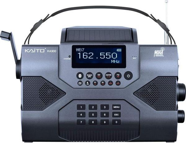 Kaito Voyager Max KA900 Acil Durum Telsizi, Dijital Güneş Enerjili - Image 1