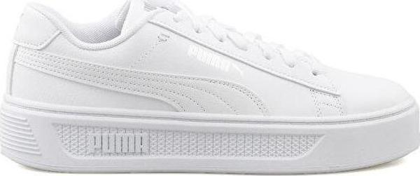 Puma Smash Platform V3 Kadın Platform Günlük Ayakkabı 39075801 Beyaz - Image 1